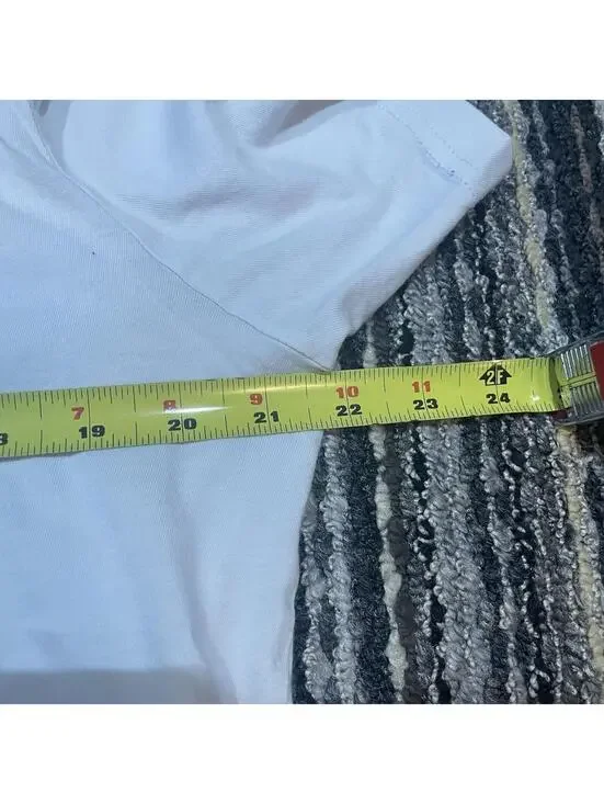 Travis Mathew Logo T Shirt White Short Sleeve Crew Neck Mens Size Large - Picture 5 of 6